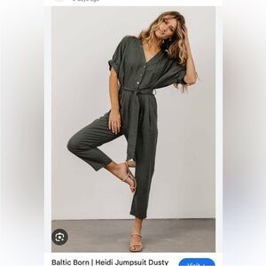 NWT Heidi jumpsuit from Baltic Born in Dusty Green Size 2XL